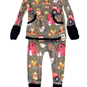 Charming Farm Adventure Kids Pajama Set